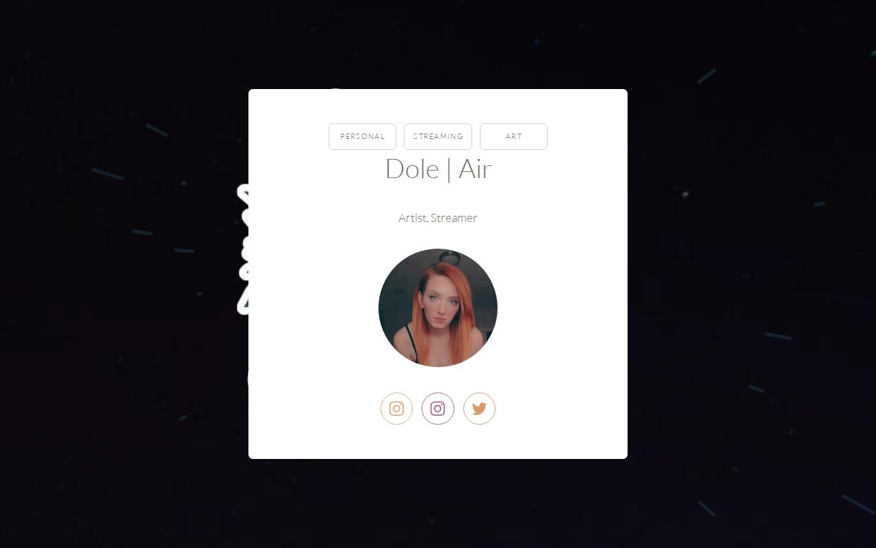 Carrd profile picture for @dole